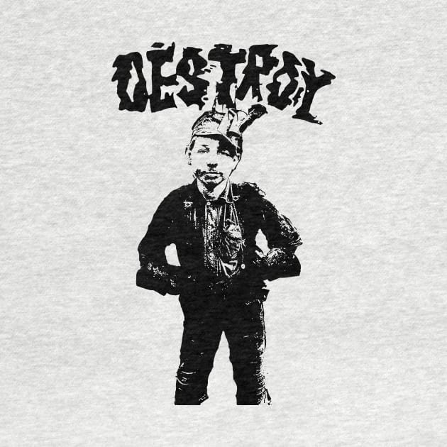 Destroy t shirt punk hardcore by TeeFection